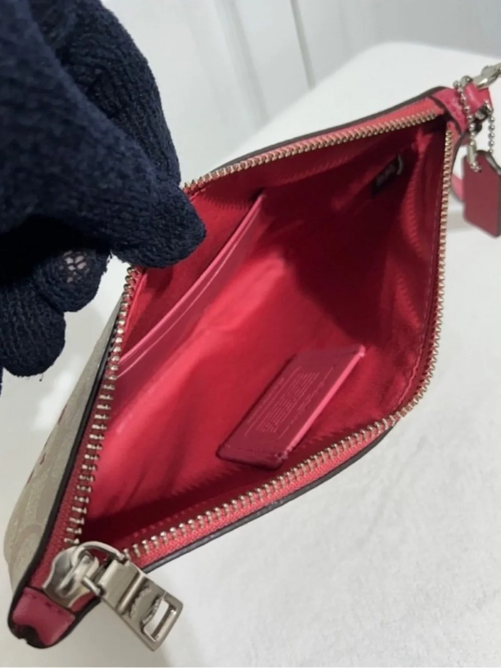 Coach signature coated